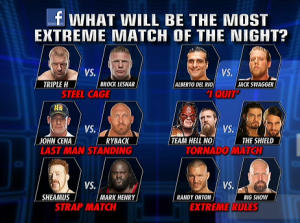 Extreme Rules 2013 - What Will Be The Most Extreme Match of The Night